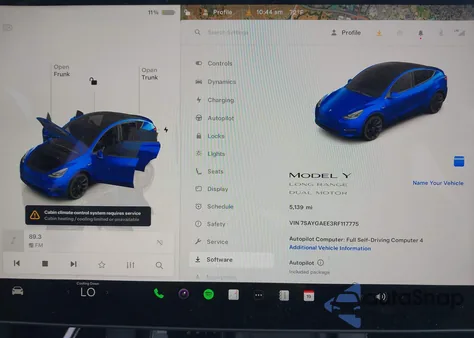 2024 Tesla Model Y Long Range Dual Motor All-Wheel Drive from USA, damaged, VIN 7SAYGAEE3RF117775